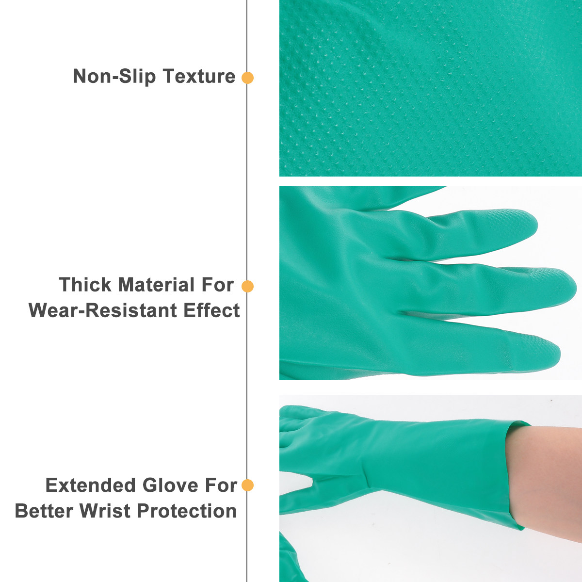 Dish Glove Rubber - 1 Pasang Sarung Tangan Cuci Piring