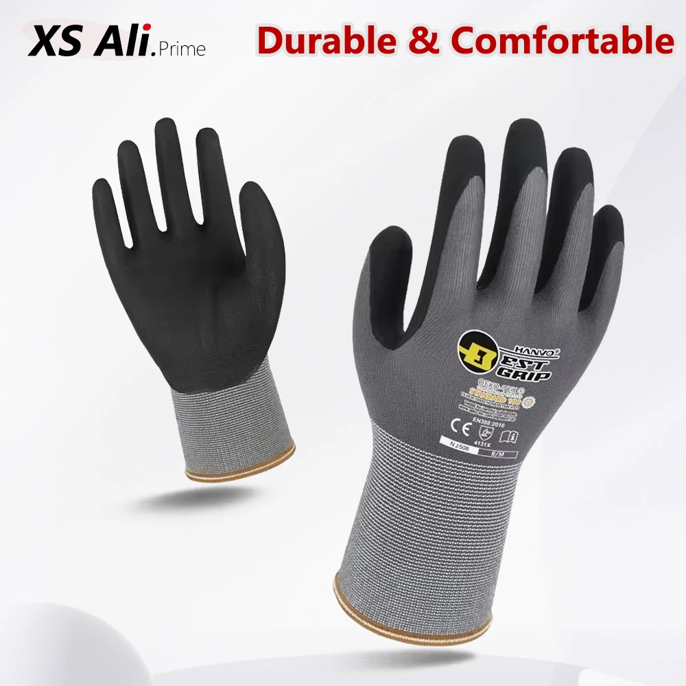 Nitrile Mechanic Glove - 1/10 Pasang Sarung Tangan Busa Nitril