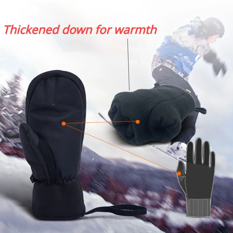 Ski Glove Waterproof - Sarung Tangan Ski Musim Dingin Tahan