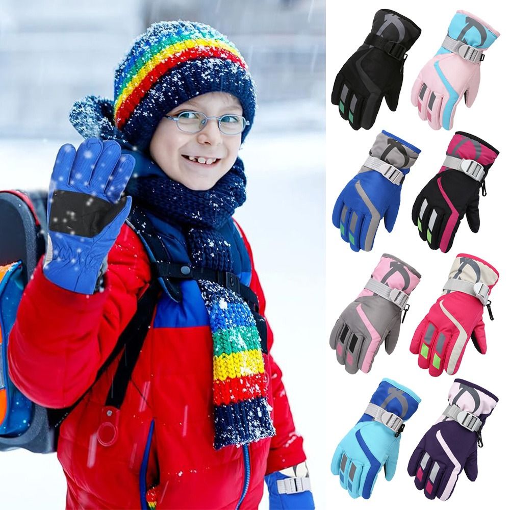 Ski Glove Waterproof - Sarung Tangan Ski Anak-anak Tahan Angin