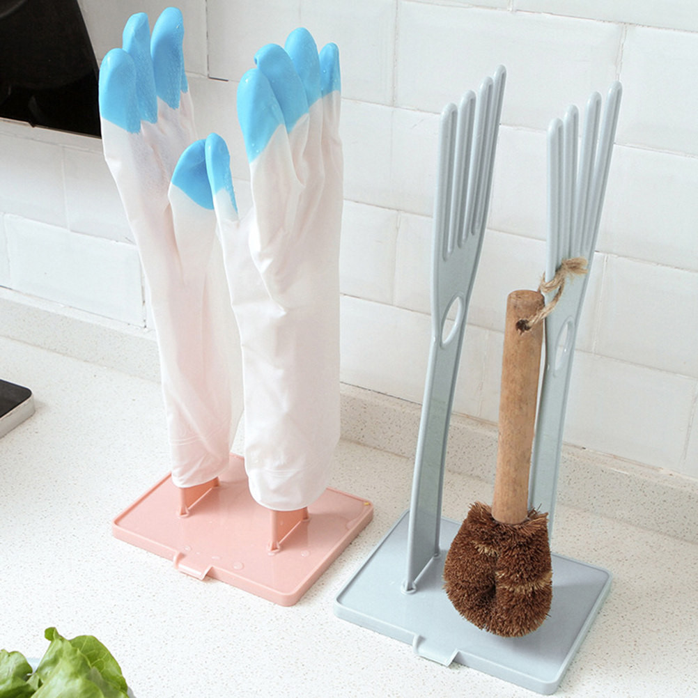 1 buah Rak Pengering Piring Mo - Dish Glove Rubber ulasan dan harga