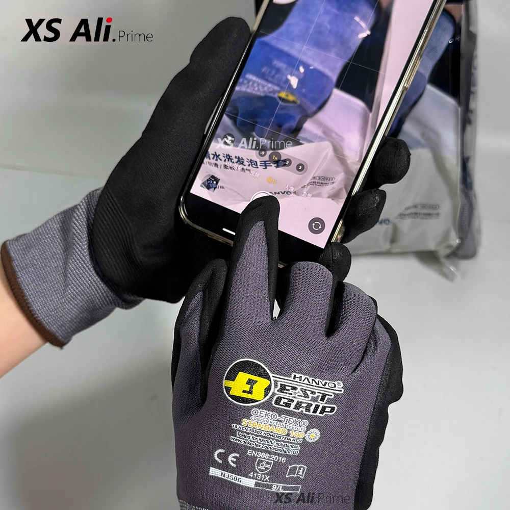 1/10 Pasang Sarung Tangan Busa - Nitrile Mechanic Glove ulasan dan harga