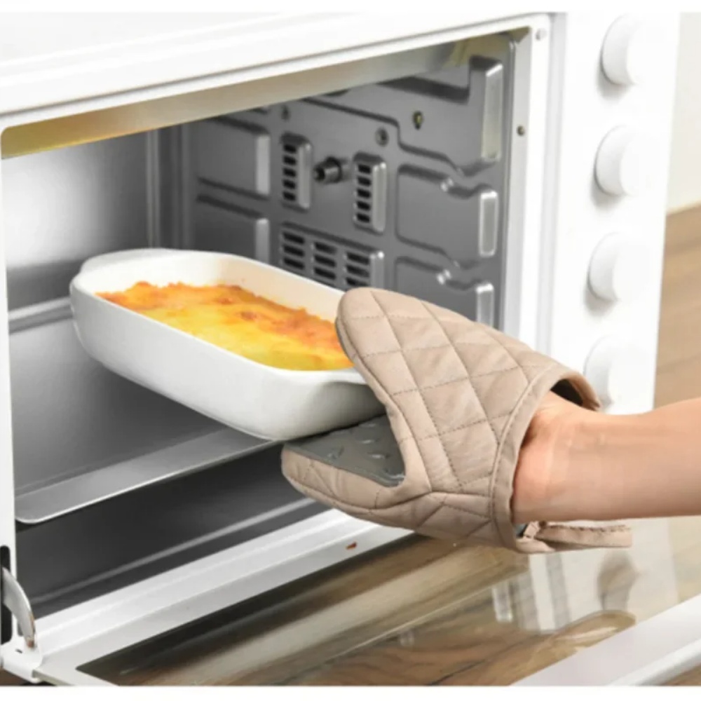 1 buah sarung tangan oven sili - Oven Mitt Silicone ulasan dan harga