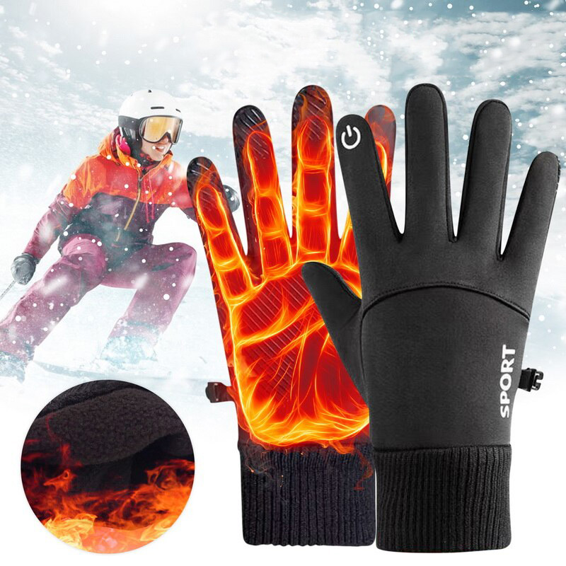 Sarung Tangan Fleece Layar Sen - Ski Glove Waterproof ulasan dan harga